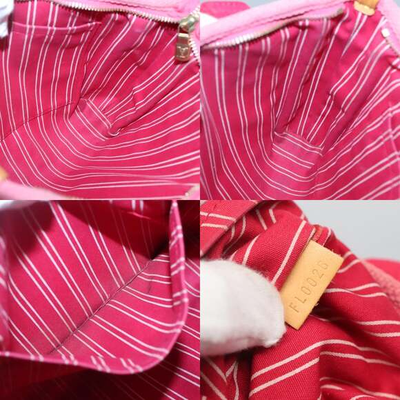 LOUIS VUITTON Antigua Cabas PM Hand Bag Rouge Pink M40088 - Picture 12 of 12